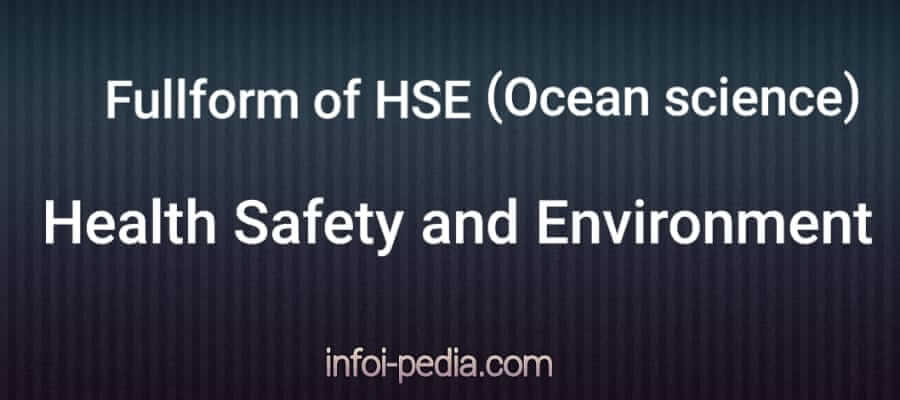 Full form of HSE