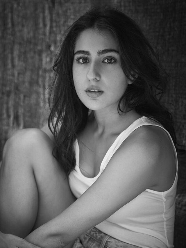 Sara Ali Khan Looks  Beautiful in Black and White Pictures